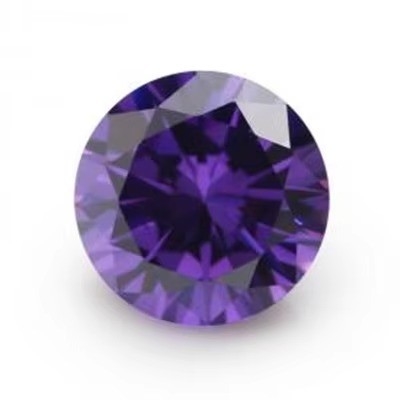 5A calidad piedras preciosas sueltas colores zircón diamantes redondo corte 1.75mm 2.25mm sintético 5ct para anillo de moissanita