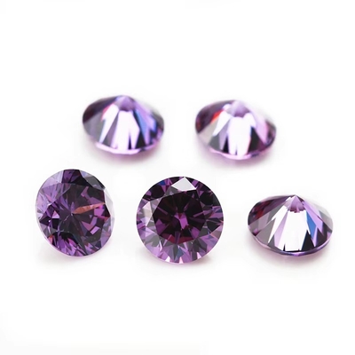 5A calidad piedras preciosas sueltas colores zircón diamantes redondo corte 1.75mm 2.25mm sintético 5ct para anillo de moissanita