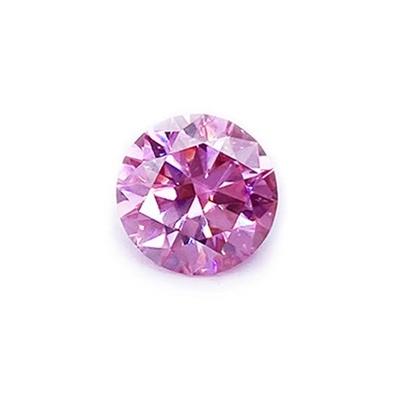 Certificado GRA Color rosa de 3 mm a 12 mm Diamante de moissanita VVS1 redondo de corte brillante de piedras de moissanita sueltas
