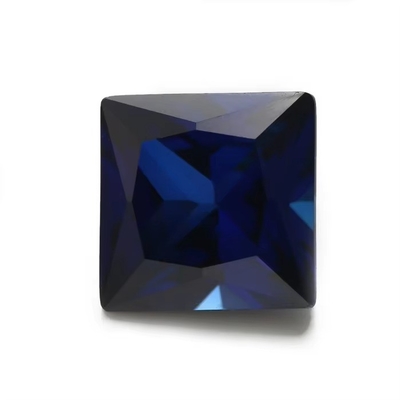 Gemas sintéticas 34# Zafiro Cuadrado 1.5x1.5mm-10x10mm Corindón Piedra preciosa suelta para anillos vvs colgante personalizado de moissanita