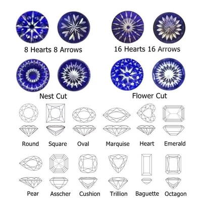 Gemas sueltas de piedra preciosa corte de corazón 3x3mm a 10x10mm 33# 34# azul zafiro piedras sintéticas