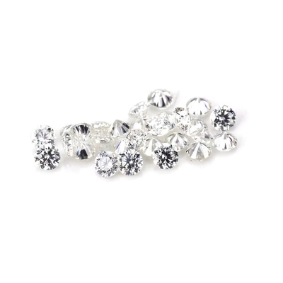 Melee Moissanite Diamante por quilate Cortado redondo DEF Tamaño pequeño Moissanite VVS1 Diamante cultivado en laboratorio Piedra preciosa Forma cuadrada