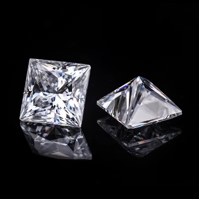 Princess Cut Loose GRA Moissanite Diamante D VVS1 Forma cuadrada Moissanite