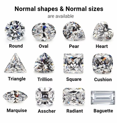Princess Cut Loose GRA Moissanite Diamante D VVS1 Forma cuadrada Moissanite