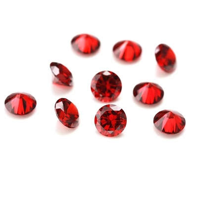 3A Calidad Color Rosa Mayorista Piedras preciosas sueltas Forma redonda 2mm 3mm Circonia cúbica sintética Moissanite personalizado para colgante