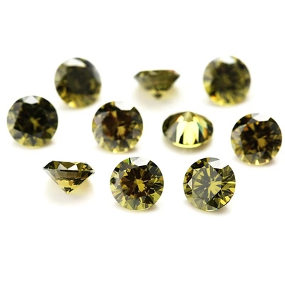 3A Calidad Color Rosa Mayorista Piedras preciosas sueltas Forma redonda 2mm 3mm Circonia cúbica sintética Moissanite personalizado para colgante