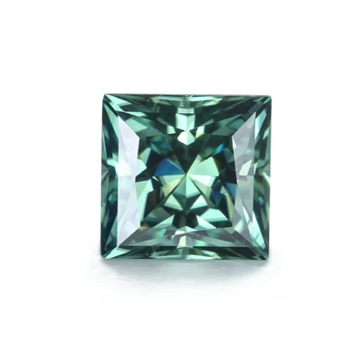 Corte de la princesa 5.5x5.5mm Moissanite de 1 quilate VVS Colores Cuadrado Diamante Brillante Suelto