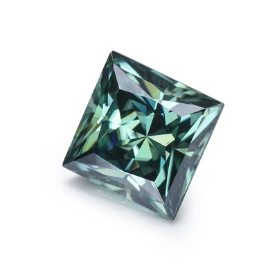 Corte de la princesa 5.5x5.5mm Moissanite de 1 quilate VVS Colores Cuadrado Diamante Brillante Suelto