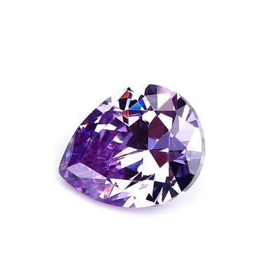 Color de champán Zircón piedra preciosa suelta forma de pera 10x8 mm Circónia cúbica sintética Moissanita