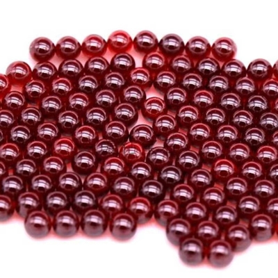 Granate de bola redonda Peridoto colores rosados CZ cuentas sintéticas cúbicas Zirconia piedra preciosa suelta para los pendientes de diamantes