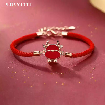 el 19.5cm ODM rojo de la pulsera de la secuencia de Sterling Silver Jewelry Bracelets Heart CZ de 2,9 gramos