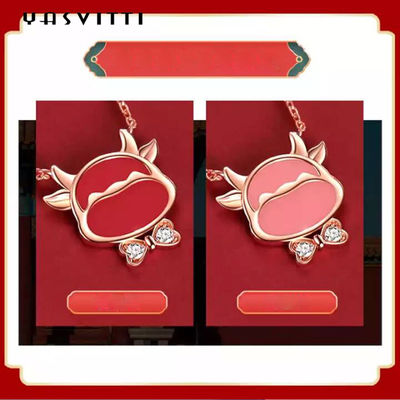 el 19.5cm ODM rojo de la pulsera de la secuencia de Sterling Silver Jewelry Bracelets Heart CZ de 2,9 gramos