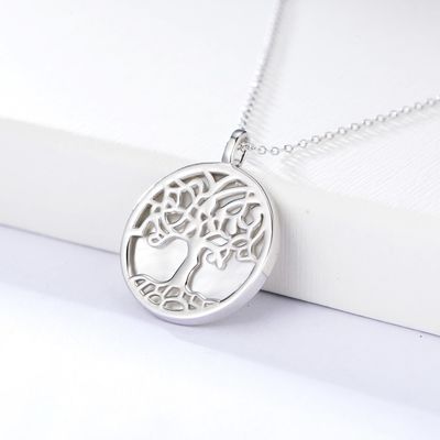 los 0.6in PVD que platean a Sterling Silver Jewelry Necklaces collar de la CZ de 10 gramos