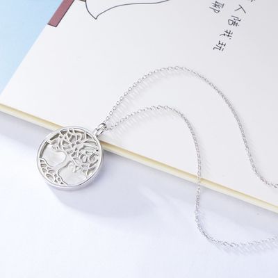 los 0.6in PVD que platean a Sterling Silver Jewelry Necklaces collar de la CZ de 10 gramos