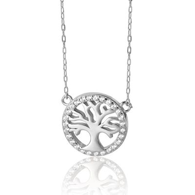 Vida del árbol Sterling Silver Jewelry Necklaces