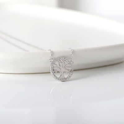 Vida del árbol Sterling Silver Jewelry Necklaces