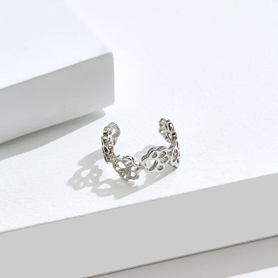 Hombres de la pata S925 Sterling Silver Opening Ring Fashion del animal doméstico y anillos de las mujeres
