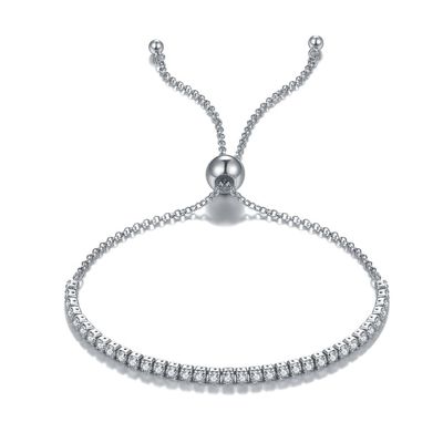 Tenis Sterling Silver Slider Bracelets