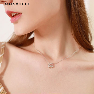 2g collar el 1.64ft de la circona de la novia 18k Sterling Silver Pendant Necklace Cubic