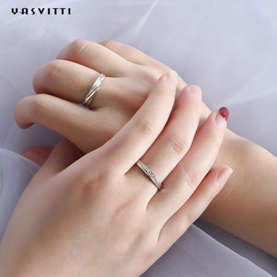 anillo torcido de moda de la banda de los 0.7in 0.06oz Sterling Silver Jewelry Rings Mother