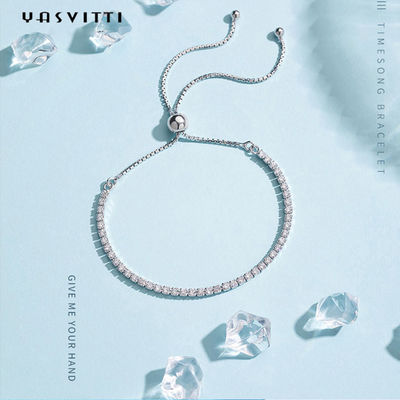 el 11in Sterling Silver Slider Bracelets