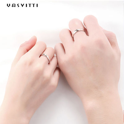 anillo de la estrella fugaz del aniversario de 2.6g los 0.75in Sterling Silver Jewelry Rings 18k