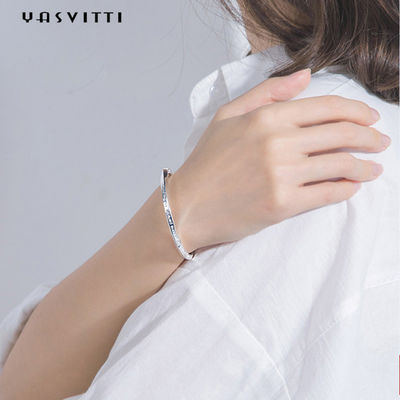 los 0.06m 4.5g juntan el ODM de Sterling Silver Bangle Bracelets de la pulsera del puño