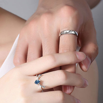 anillo clásico del Zircon de plata de la novia de 4.13m m 1.68g Sterling Silver Jewelry Rings S990