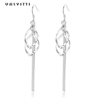 OEM bohemio Valentine Gold Earring Hooks de los pendientes del estilo 3.5g de los 7.5x1.1cm