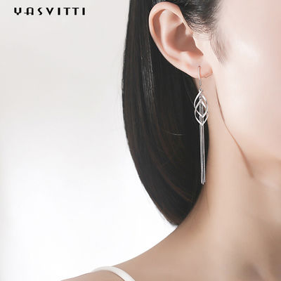 OEM bohemio Valentine Gold Earring Hooks de los pendientes del estilo 3.5g de los 7.5x1.1cm