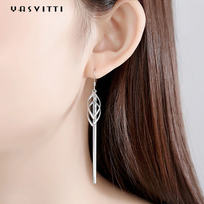 OEM bohemio Valentine Gold Earring Hooks de los pendientes del estilo 3.5g de los 7.5x1.1cm