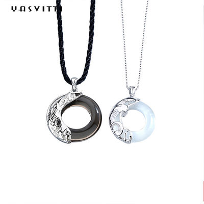 SGS de cadena de los 22in 1.62g Dragon Phoenix Necklace Fiancé 925 Sterling Silver Pendants