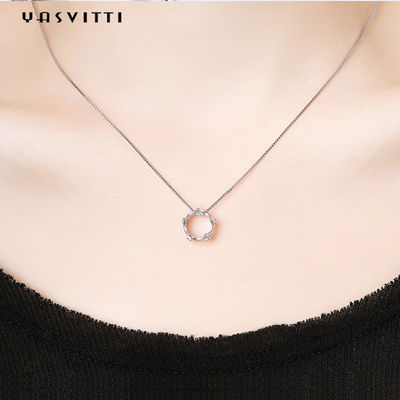 los 6.3in 3 collar pendiente de la corona cúbica del Zircon de Sterling Silver Jewelry Necklaces 5A del gramo