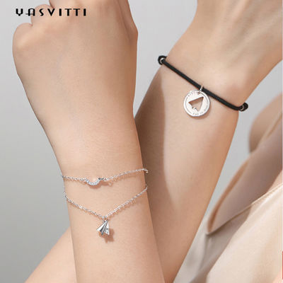 Pulsera del aeroplano de papel del SGS 0.19oz ODM de Sterling Silver Bracelet de 9,5 pulgadas