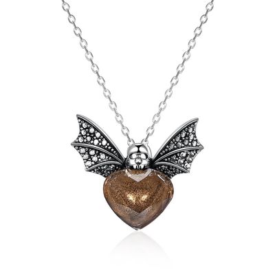 collar pendiente plateado oro de la abeja del 1.48ft 3.93g Sterling Silver Jewelry Sets 14K