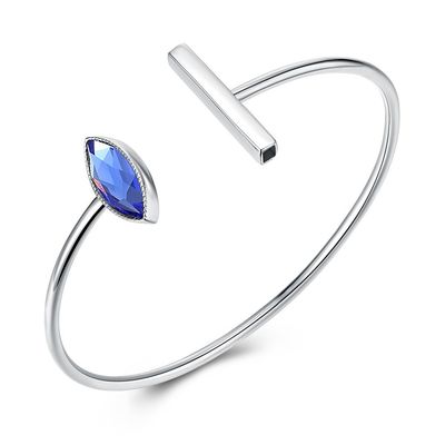 Diamond Sterling Silver Jewelry Bracelets azul