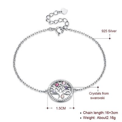 Árbol de la vida Sterling Silver Jewelry Bracelets