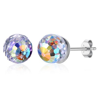 los 0.6X0.6cm 0,9 SGS del pendiente de la rótula de Sterling Silver Jewelry Earrings Birthstone del gramo