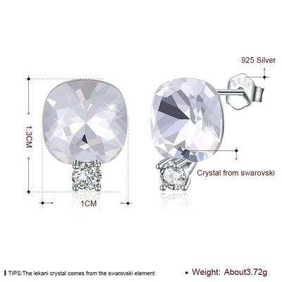 Multicolor Sterling Silver Jewelry Earrings