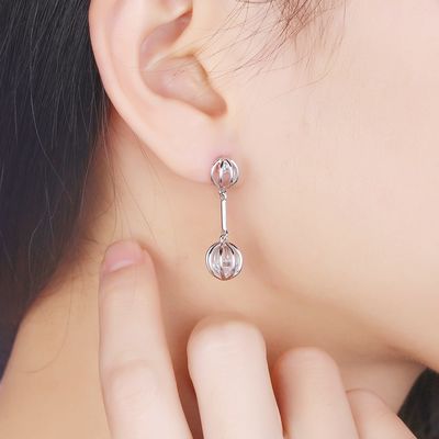 pendientes de piedra de 0.12oz los 2.8X0.8cm Sapphire Stud Earrings Alloy Zircon