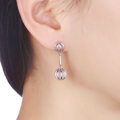 pendientes de piedra de 0.12oz los 2.8X0.8cm Sapphire Stud Earrings Alloy Zircon