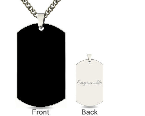 OEM de acero inoxidable personalizado el 1.96in del collar de la foto del collar pendiente de la imagen 3gram