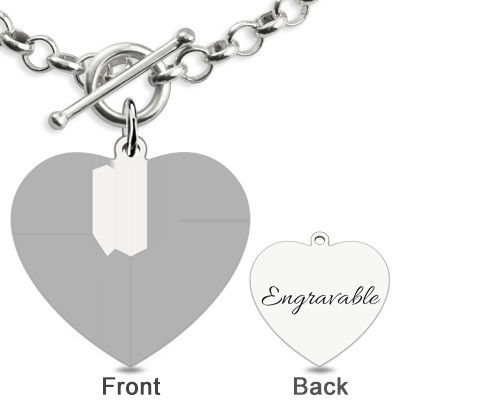 Los 0.8X0.8IN 0.7oz personalizaron la pulsera fototipada unisex s925 de las pulseras del encanto de la foto