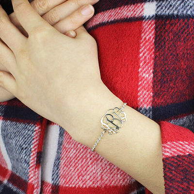 oDM de plata de la pulsera de la placa de identificación de los 7.48in 0.42oz Sterling Silver Personalized Name Bracelets
