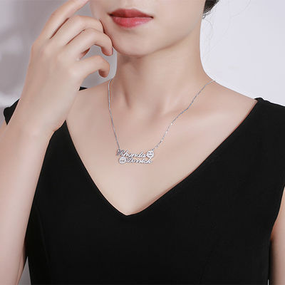 Collares de plata de encargo de Emoji de 2 gramos