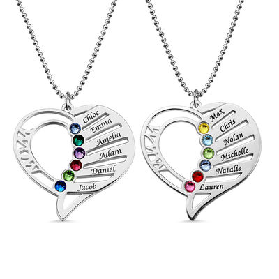 SGS grabado collar pendiente personalizado los 0.1in del collar del corazón del amor de la foto 7gram
