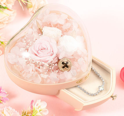 El OEM recicló la caja de embalaje plástica de la caja de regalo de la joyería 0.406kg 115×115×110m m