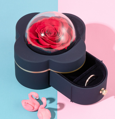 Regalo que empaqueta a Rose Jewellery Ring Box roja 3,2 onzas 5&quot; x1.5 &quot; x1.5”